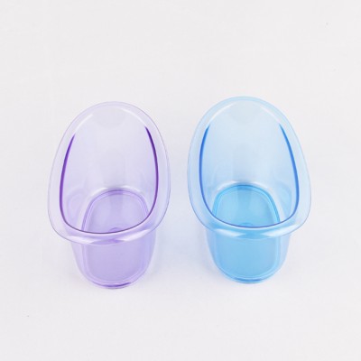 Small size plastic mini bathtub container, clear PS bathroom accessories